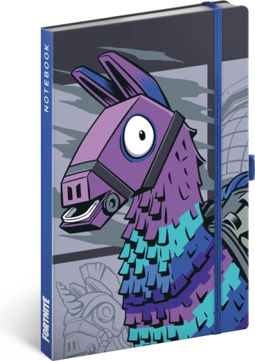 Taccuino a righe Notique Fortnite – lama, 13 × 21 cm