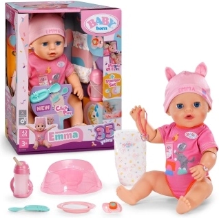 Bambola interattiva BABY born Emma con mano magica 43 cm
