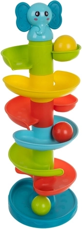Pista a spirale che intrattiene i bambini
