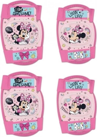 Set di protezioni per ginocchia e gomiti per bambini Disney Minnie (4 pz)
