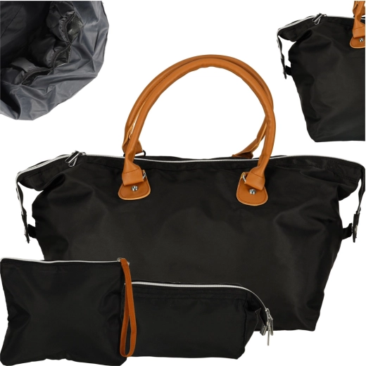 Borsa da viaggio multifunzionale per passeggino per mamme – set – nero