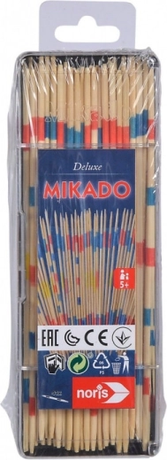 Mikado bastoncini di legno 18 cm in astuccio trasparente (41 pz)