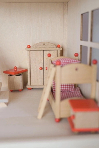 Accogliente stile rustico per la cameretta