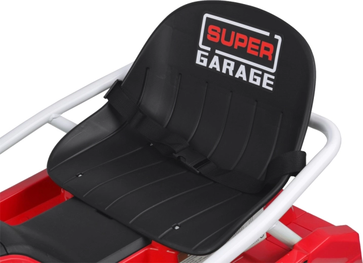 Divertimento sicuro grazie al telaio robusto e alla cintura