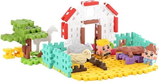 100 pezzi Mini Waffle flessibili per ricostruzioni infinite
