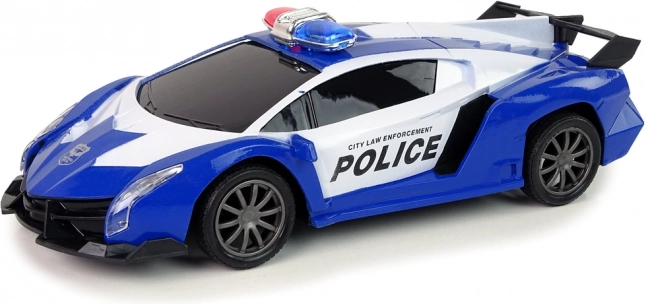 Design della polizia con luci LED