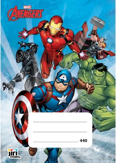 Quaderno scolastico A4 senza righe Avengers