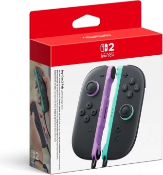 Nintendo Joy-Con 2 viola chiaro e verde chiaro