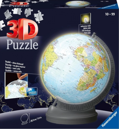 Ravensburger 3D globo luminoso puzzle 540 pezzi