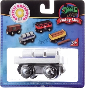 Carro merci in legno Maxim con bobine