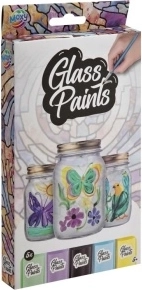 Colori per vetro con pennello 5×20 ml