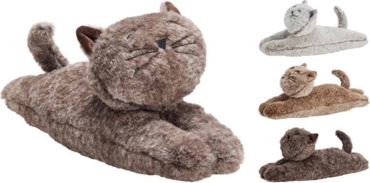 Ferma porta a forma di gatto 38 cm in poliestere con peso