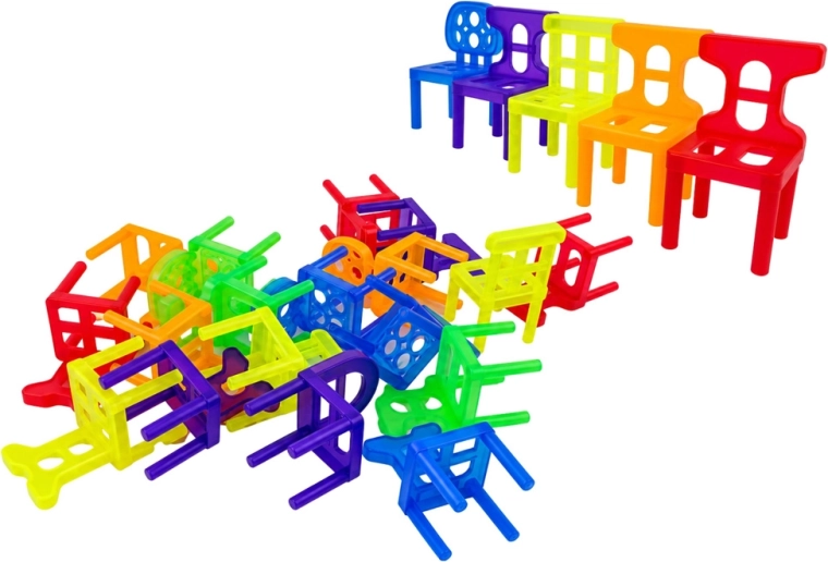 48 sedie colorate per tanti giochi