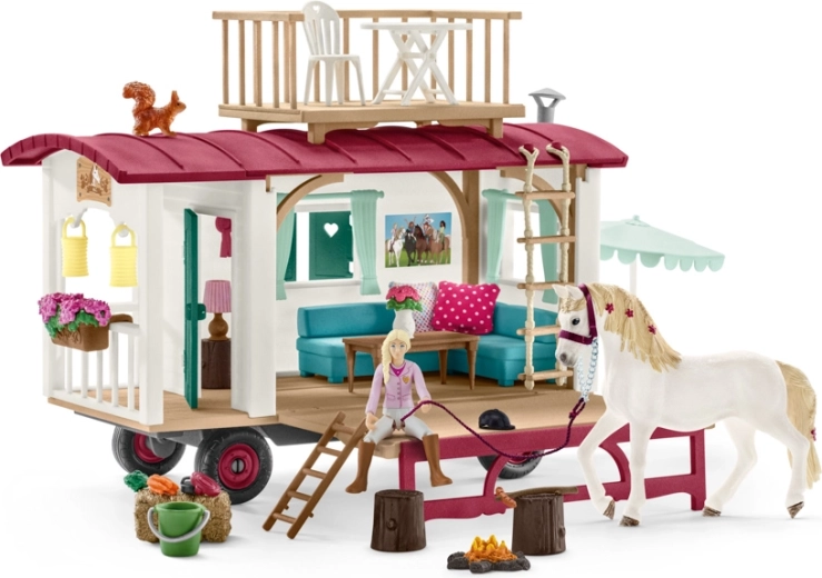 Schleich Horse Club caravan per incontro tra amici