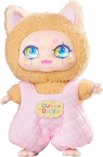 Morbidezza del peluche e dettagli in vinile