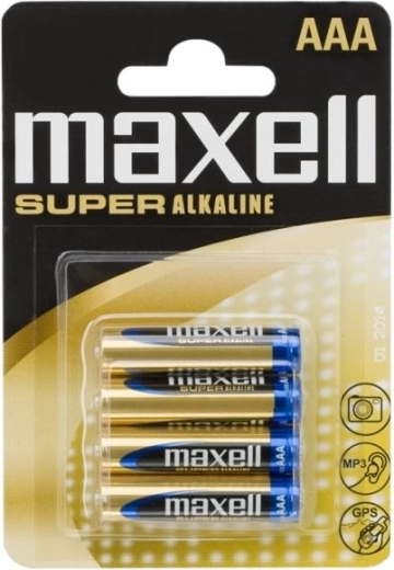 Batterie super alcaline ministilo AAA LR03 XL, 4 pezzi
