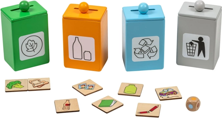 Toys for Life Smistamento dei rifiuti – gioco educativo di raccolta differenziata