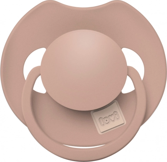 Succhietto dinamico in silicone LOVI Prime 0–6 mesi, Blush