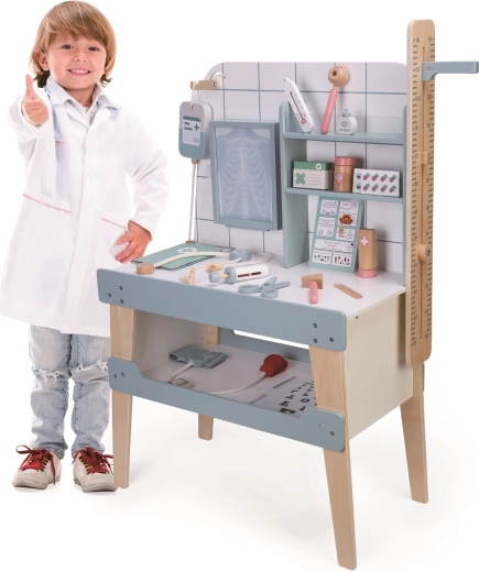 Stazione di visita stabile con spazio di archiviazione