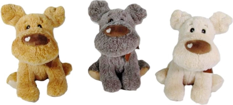 Cagnolino di peluche 23 cm per bambini