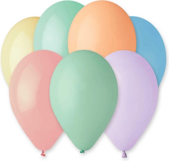 Palloncini in lattice pastello Gemar 26 cm – set da 10 pz