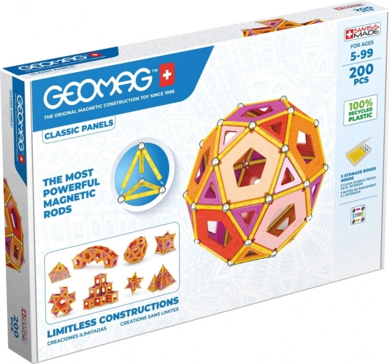 Geomag Classic Panels costruzioni magnetiche 200 pezzi