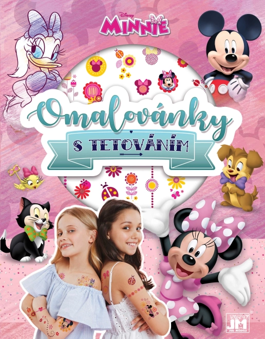 Album da colorare con tatuaggi Minnie