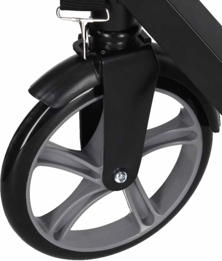 Grandi ruote da 200 mm per una guida fluida