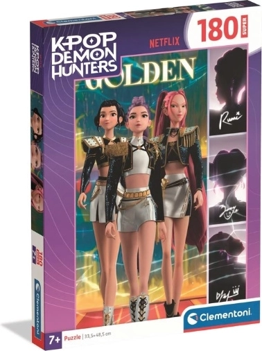 Puzzle Clementoni Super K‑Pop Demon Hunters da 180 pezzi