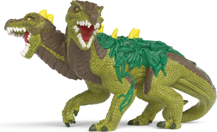 Lucertola della giungla a due teste per attacchi doppi