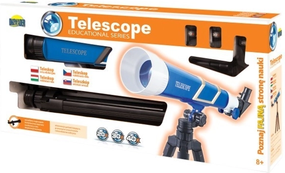 Telescopio con tre obiettivi