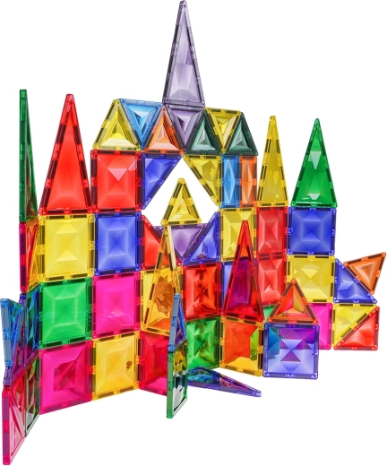 Pezzi colorati traslucidi per un apprendimento giocoso