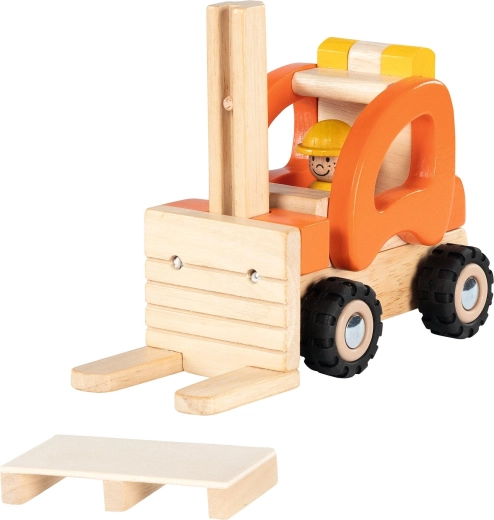 Carrello elevatore in legno con pallet - 1 pezzo