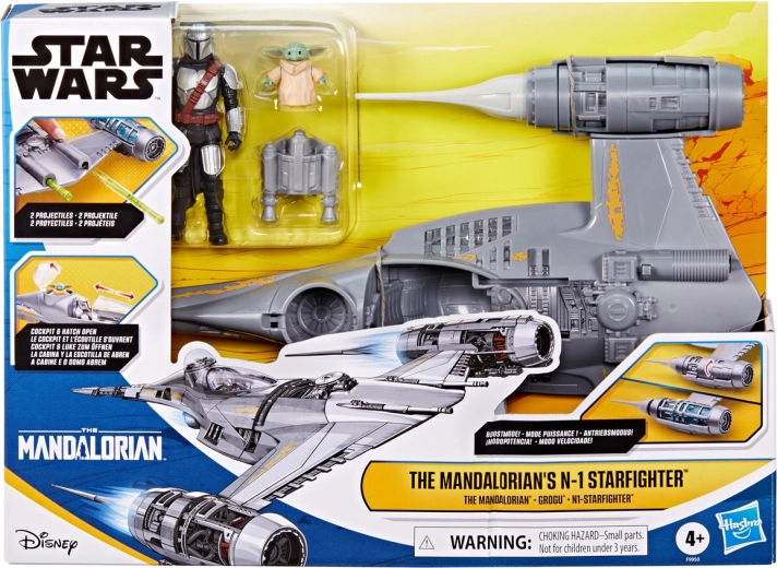 Hasbro Star Wars Caccia N-1 del Mandaloriano con personaggi
