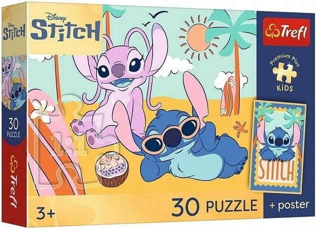 Puzzle Premium Plus Kids Sorriso di Stitch 30 pezzi