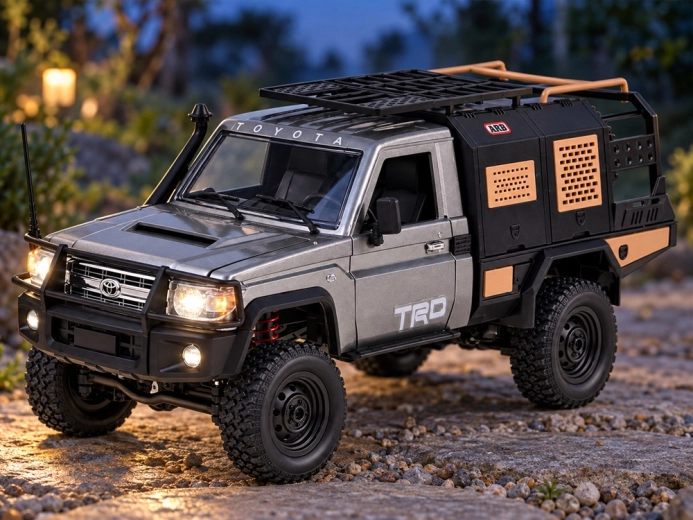 Trazione 4×4 e illuminazione controllabile a distanza