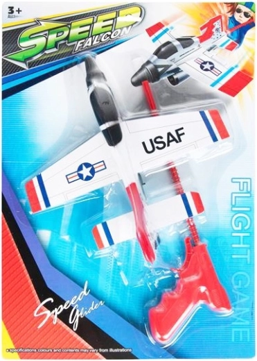 Aereo volante con lanciatore