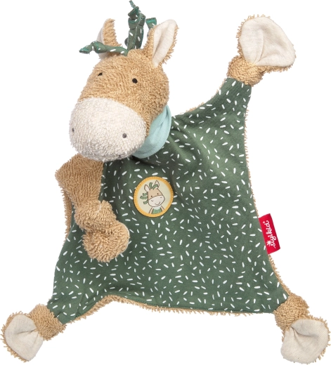 Sigikid doudou per bambini pony verde 26 cm