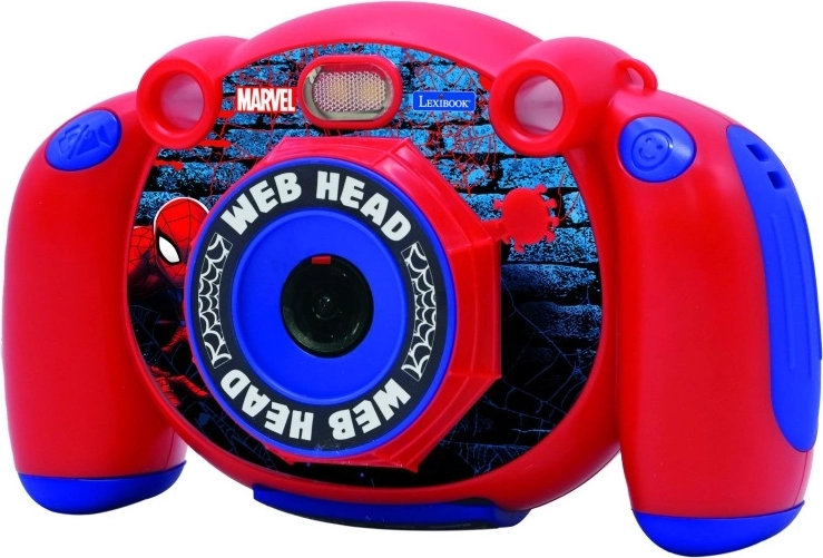 Fotocamera e videocamera HD Lexibook con Spiderman e scheda SD
