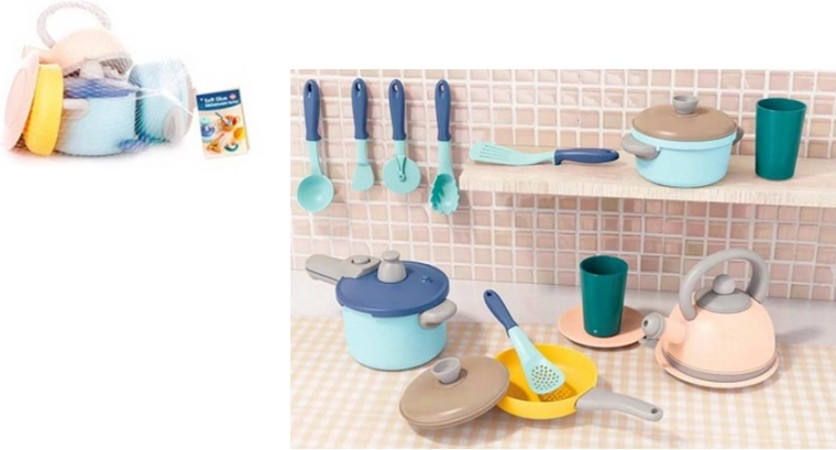 Set di pentole da cucina per bambini