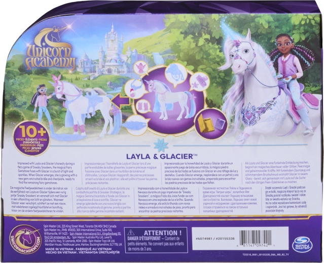 Layla e Glacier di Unicorn Academy