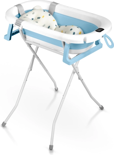 Bagnetto confortevole senza doversi piegare grazie al supporto pieghevole