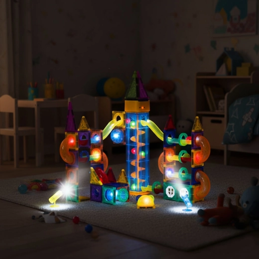 Elementi LED luminosi per uno spettacolo magico