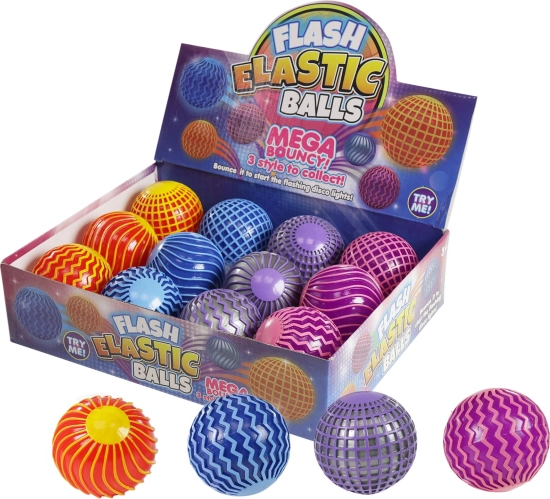 Pallina rimbalzante con effetto luminoso