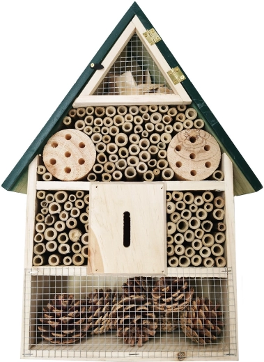 Hotel per insetti in legno 39,5 × 28 × 8 cm