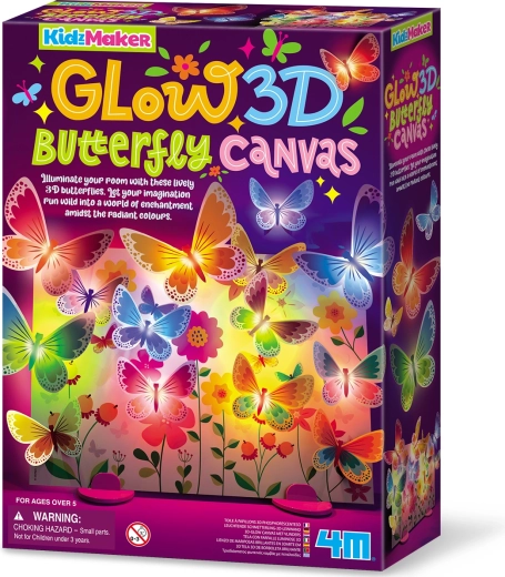 MAC TOYS 4M tela luminosa 3D con farfalle