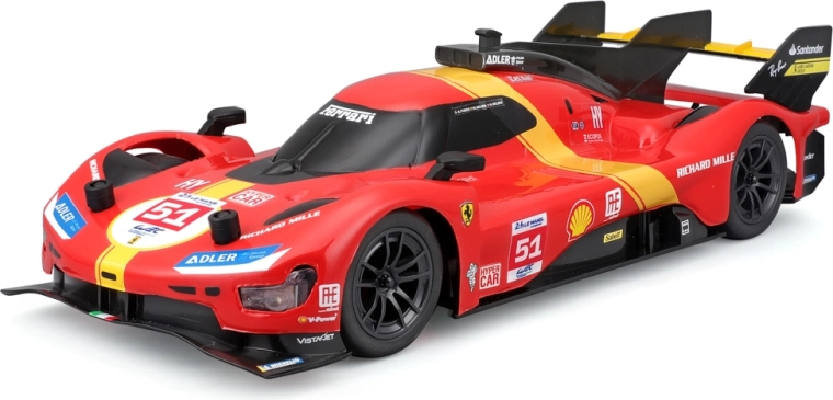 Auto RC Ferrari 499P campione di Le Mans con luci 1:16