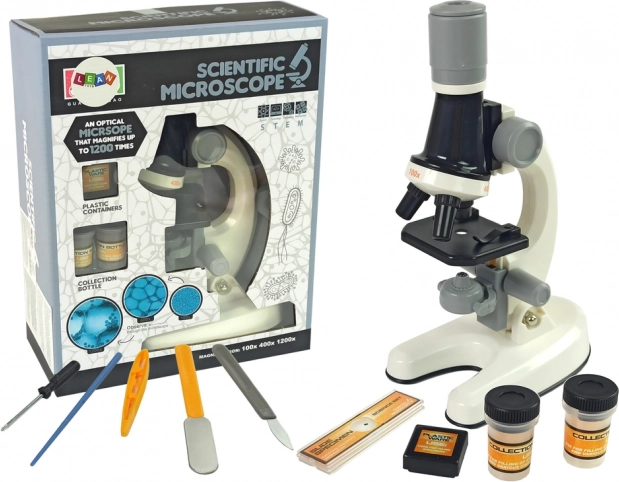 Microscopio educativo bianco per bambini