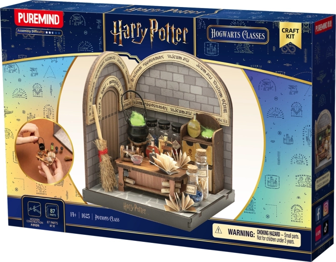 Puzzle 3D in legno fai da te del marchio Puremind