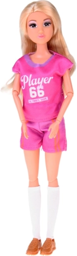 Sfida di calcio con maglia “Player 66”